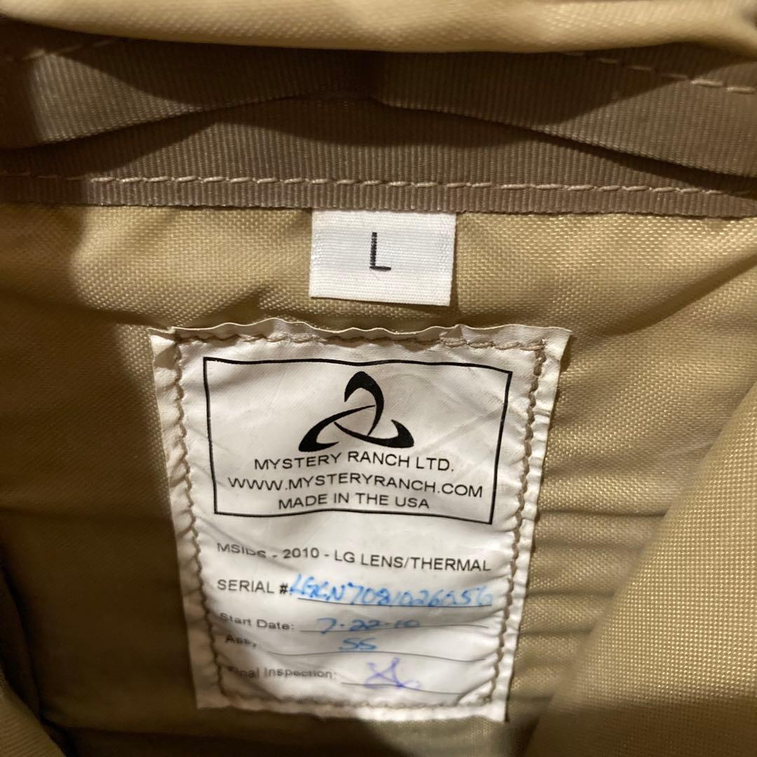 ミステリーランチ　カメラレンズケース　コヨーテ　L