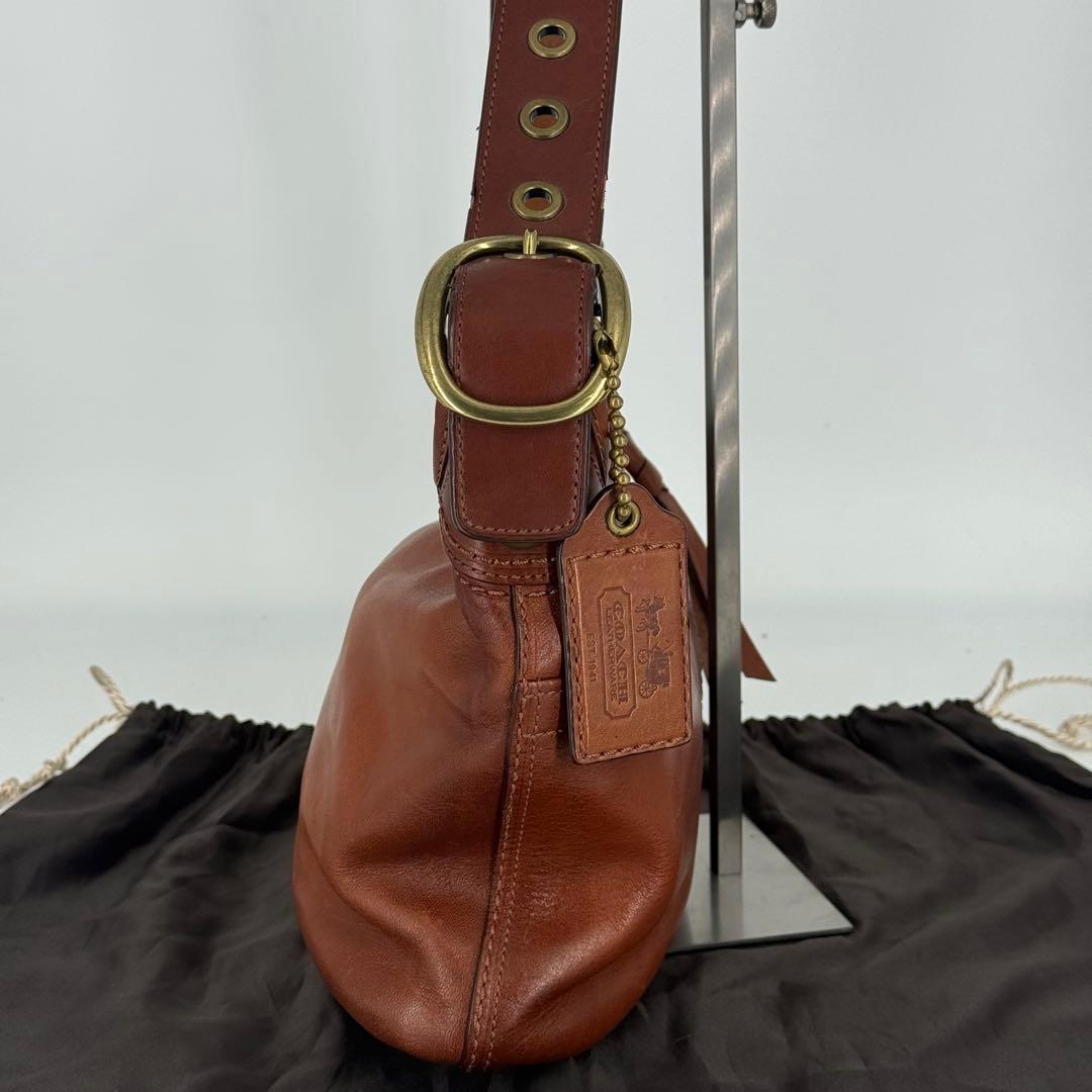 COACH オールドコーチ ワンショルダー ショルダーバッグ レザー ブラウン