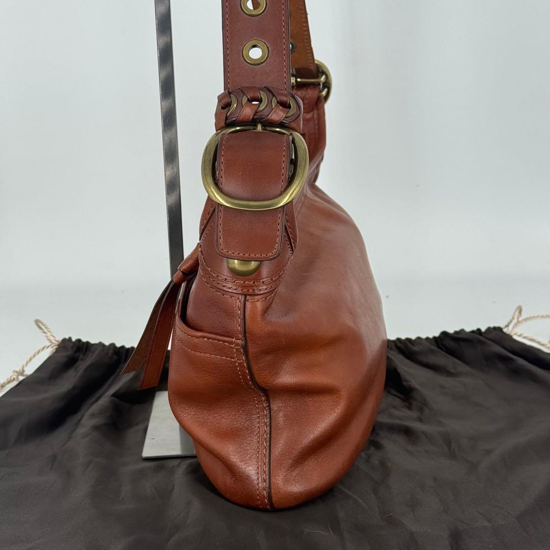 COACH オールドコーチ ワンショルダー ショルダーバッグ レザー ブラウン
