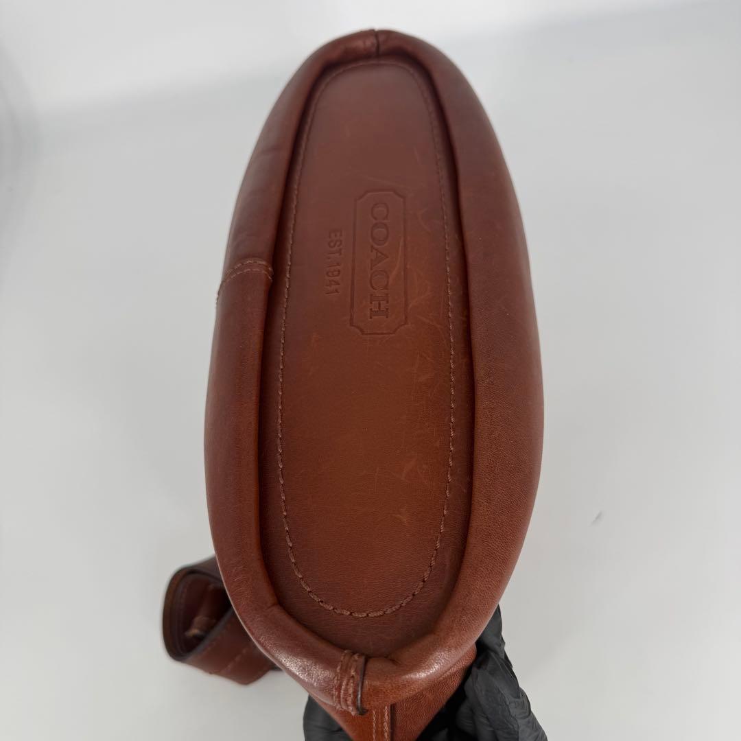 COACH オールドコーチ ワンショルダー ショルダーバッグ レザー ブラウン