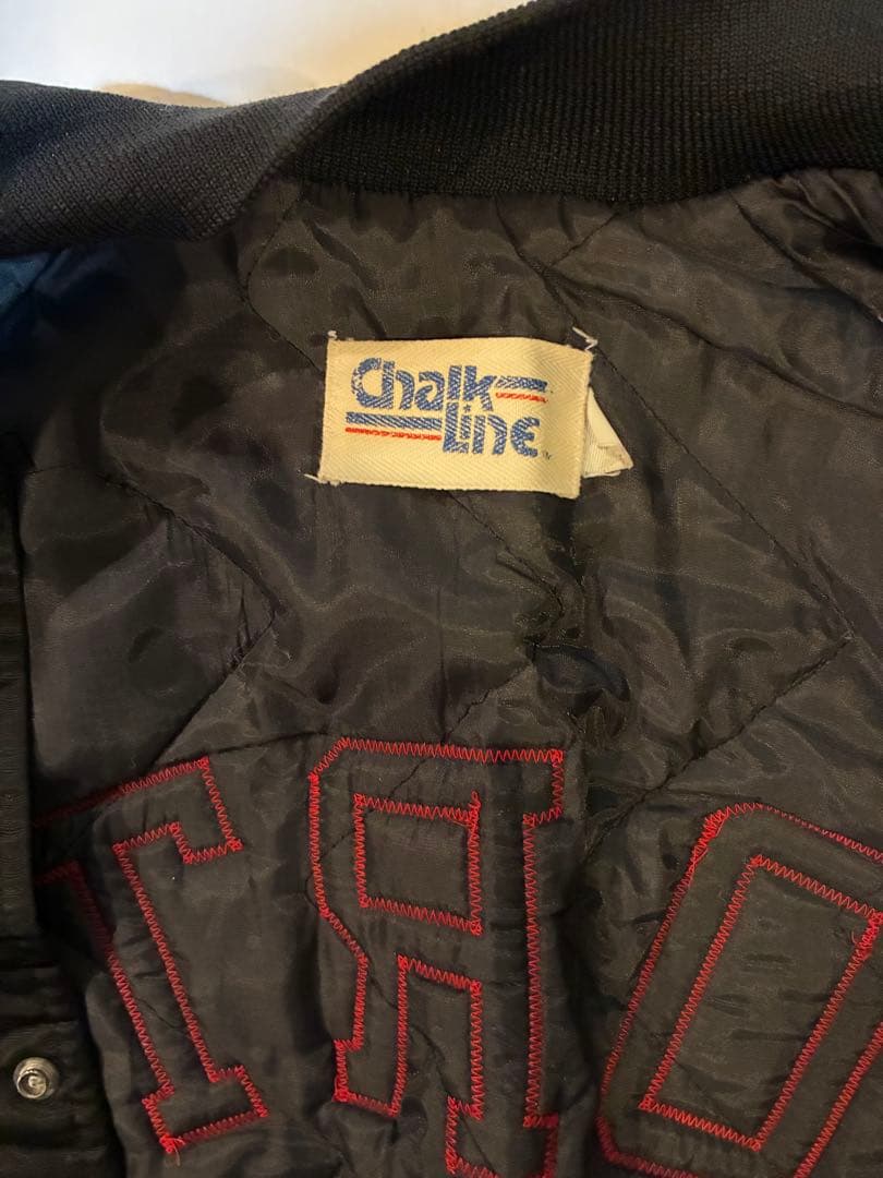 【ビンテージ】美品サンフランシスコ49ers ブラックスタジャン