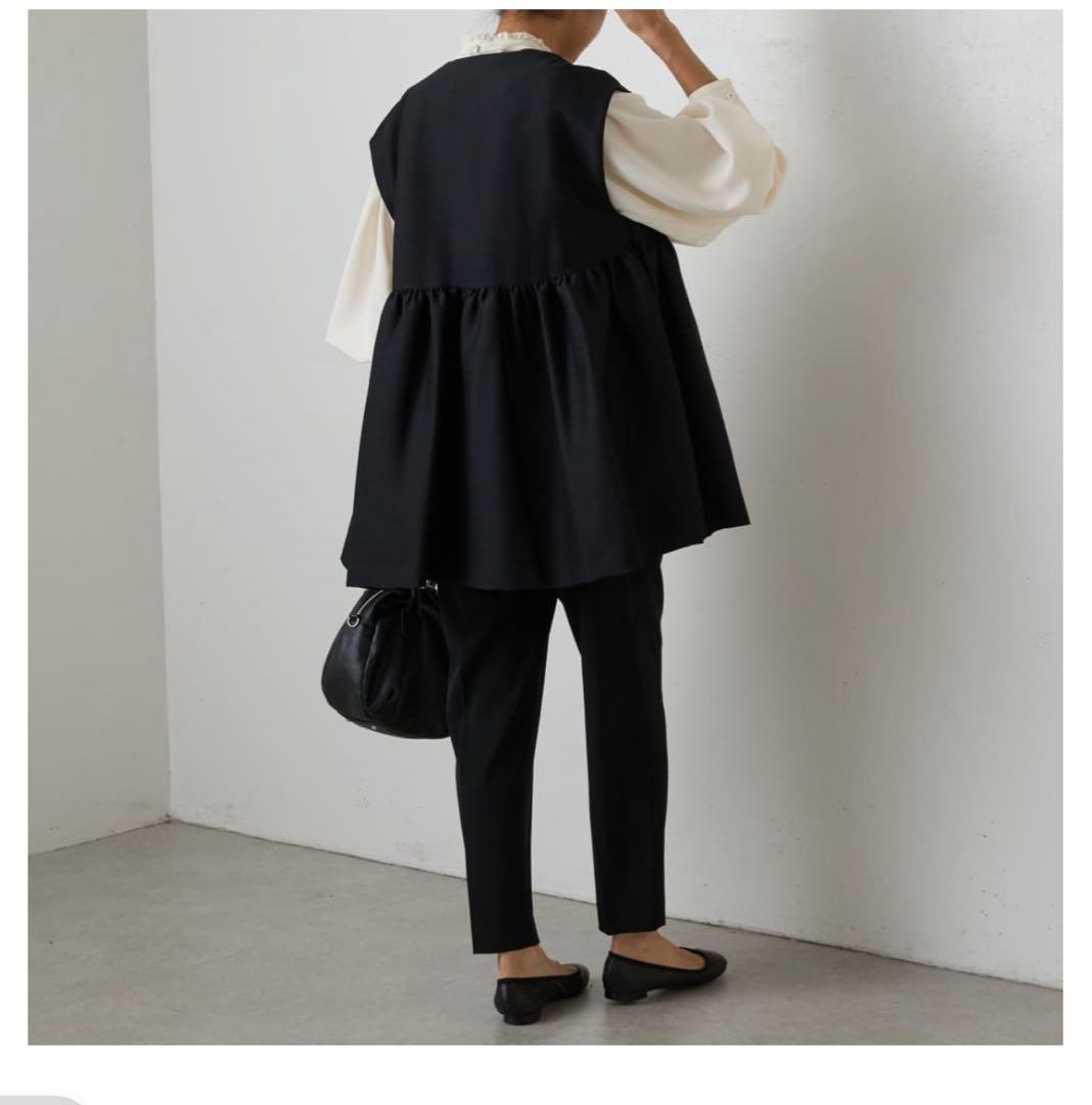 ビアズリー 上下セット！　ギャザージレ&パンツセット