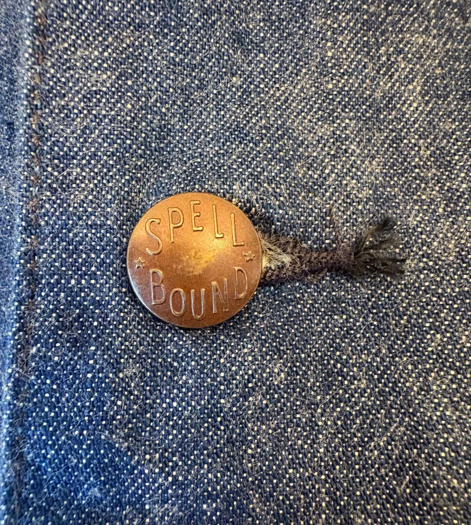極美品！SPELL BOUND スペルバウンド デニムカバーオール 2 児島