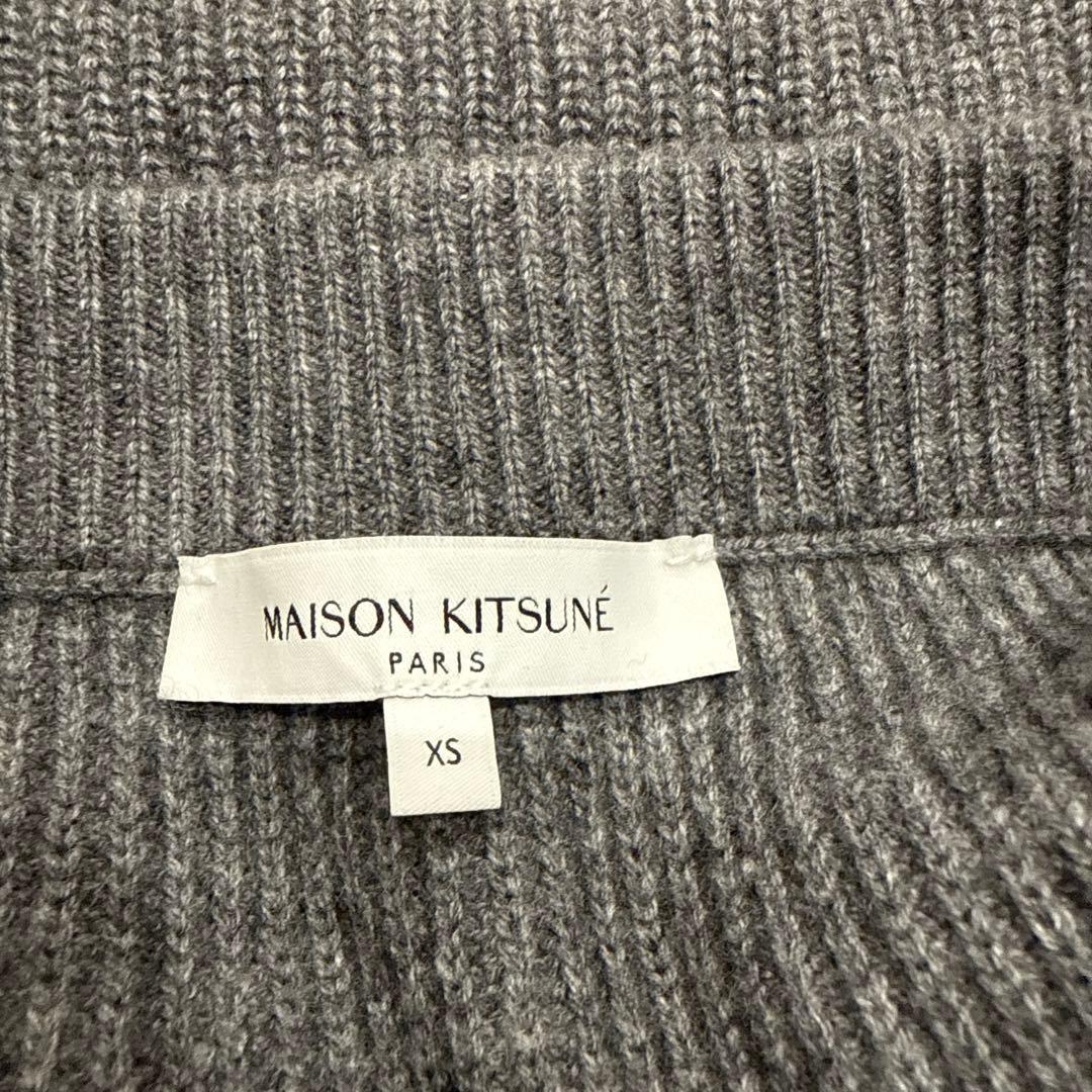 MAISON KITSUNÉ グレー ミニスカート