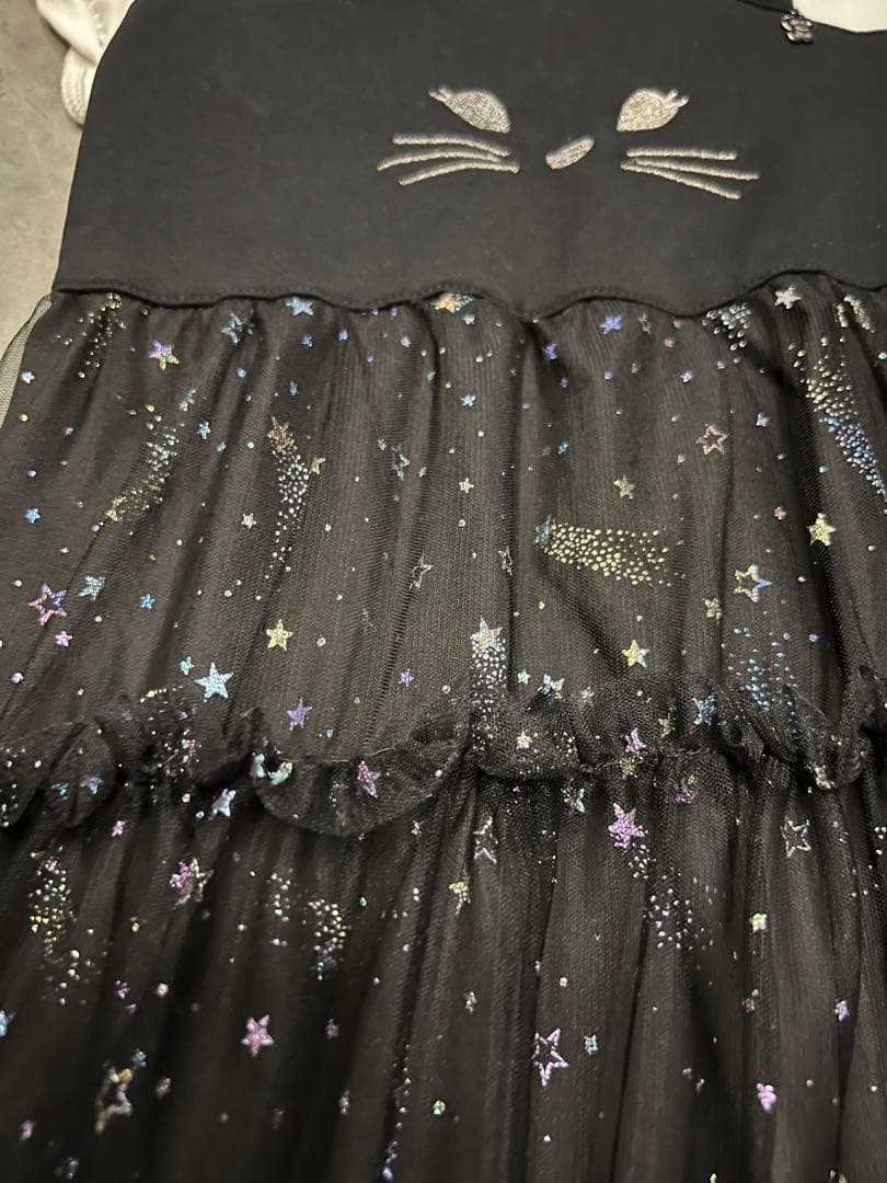 アナスイミニ　ティアードレースワンピース　120