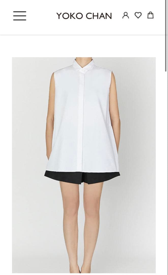 YOKO CHAN 新品未使用ブラック プリーツ キュロット Fサイズ