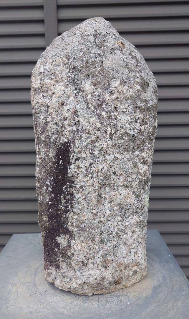 江戸期38センチ　骨董　石彫　お地蔵さん　地蔵菩薩　仏像　神像　石仏　　民間信仰