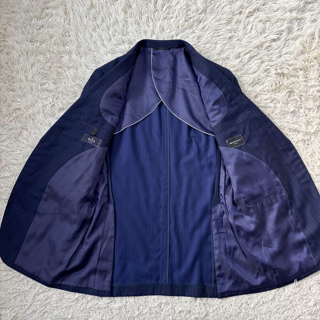 【スーツカンパニー　セレクト】REDA生地　ネイビー　3ピース　180cm 6d