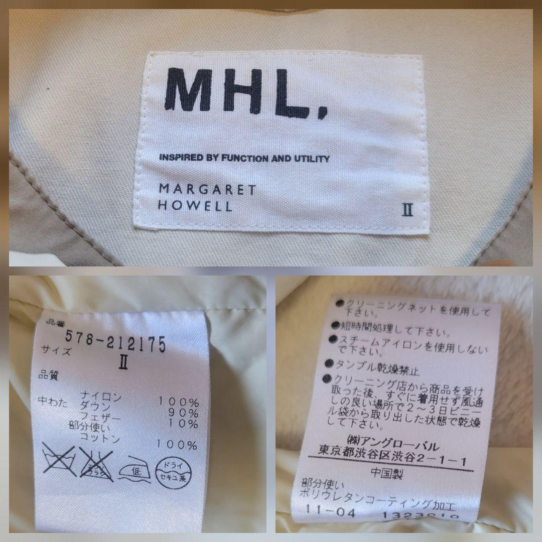 2way✨ダウンライナー付き　MHL　ステンカラーコート　トレンチコート