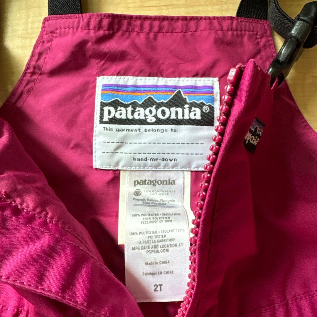 パタゴニア　Patagonia スキーウェア 上下セット ピンク T2サイズ