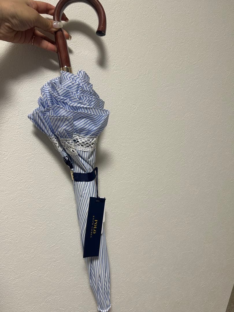 新品ラルフローレン　日傘　フリル