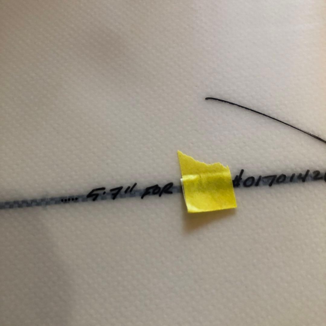 サーフィン・ボディボード MCCALLUM 5,7 RAKED QUAD