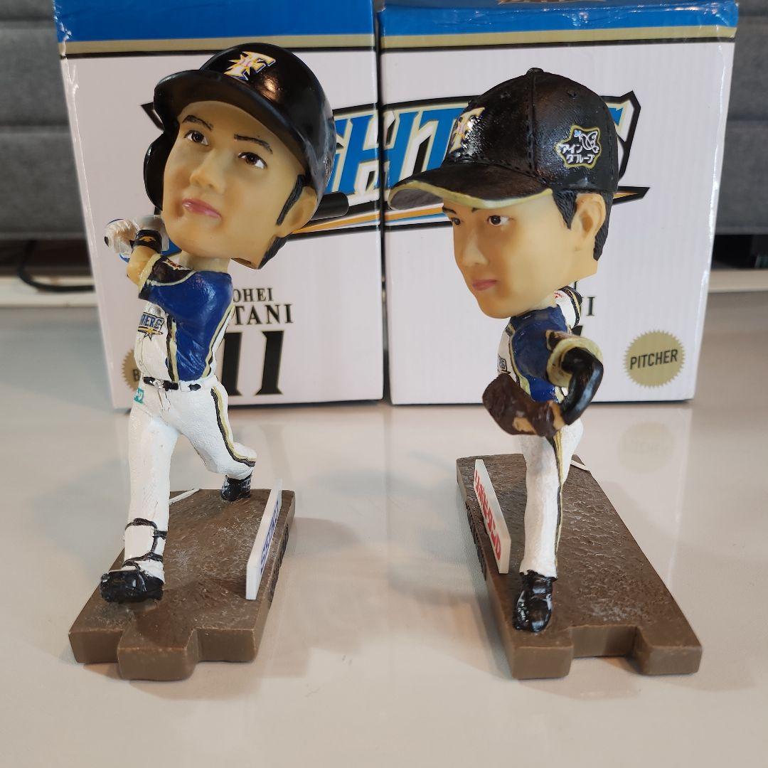 じゃりんこ　大谷翔平 ボブルヘッド 2体セットファイターズ時代