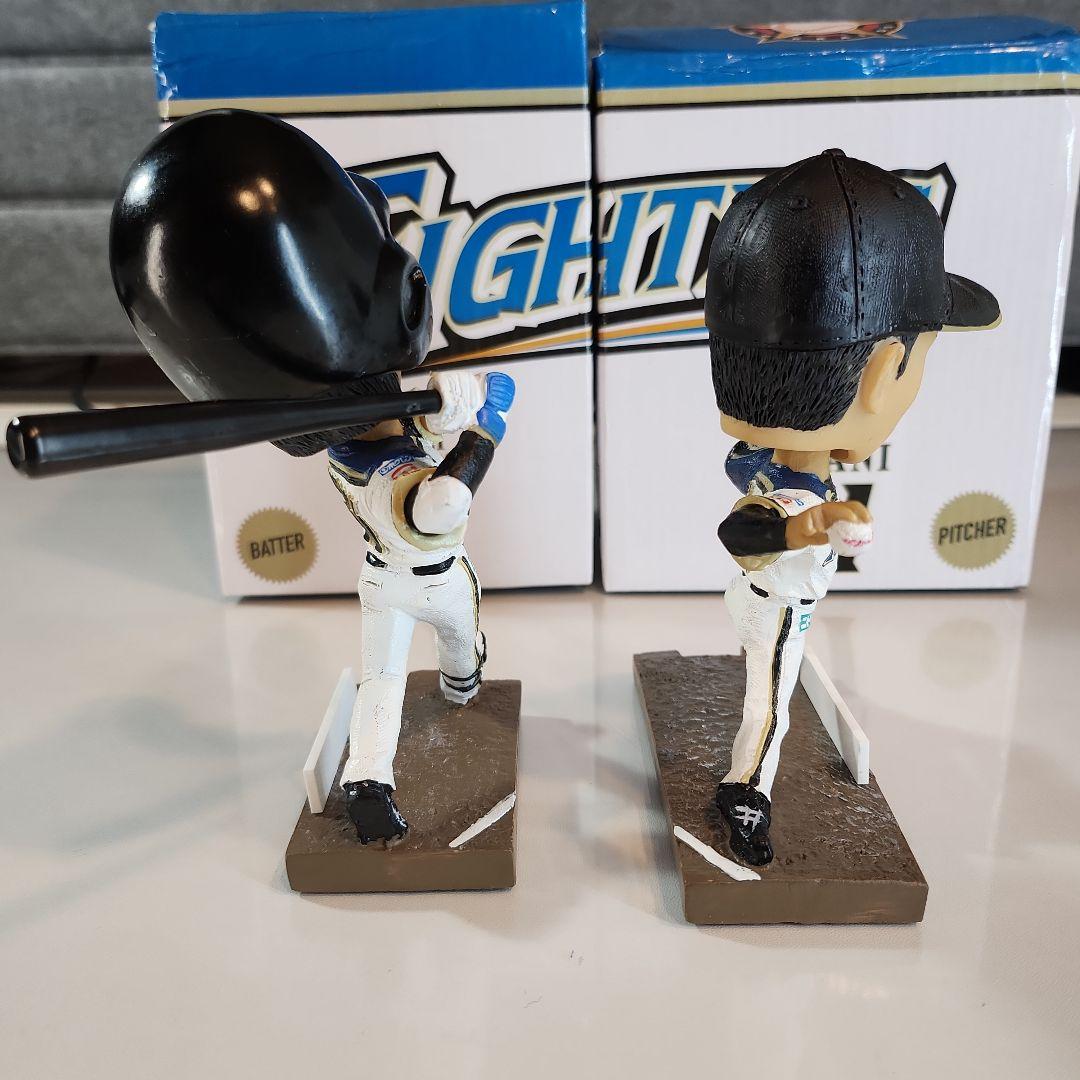 じゃりんこ　大谷翔平 ボブルヘッド 2体セットファイターズ時代