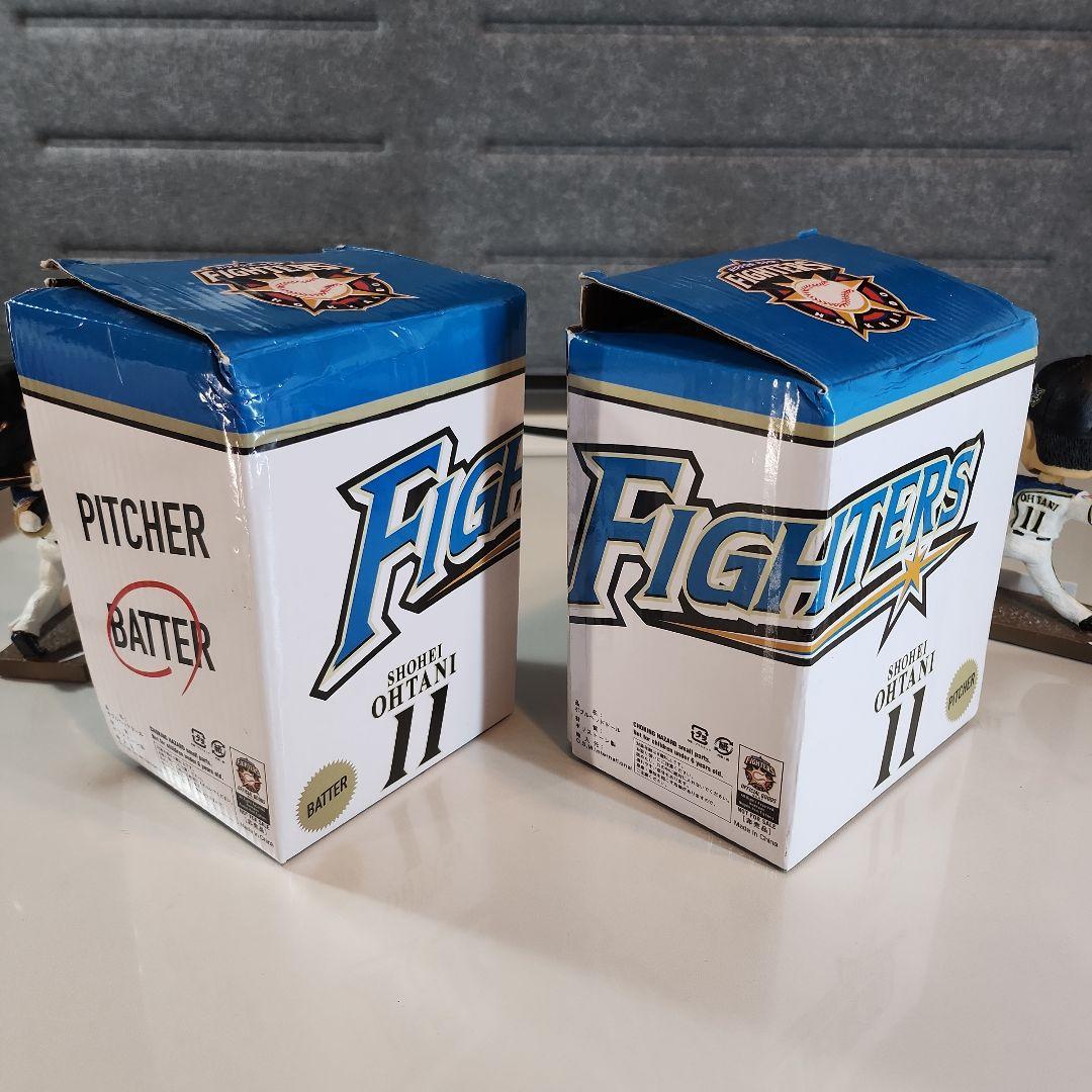 じゃりんこ　大谷翔平 ボブルヘッド 2体セットファイターズ時代