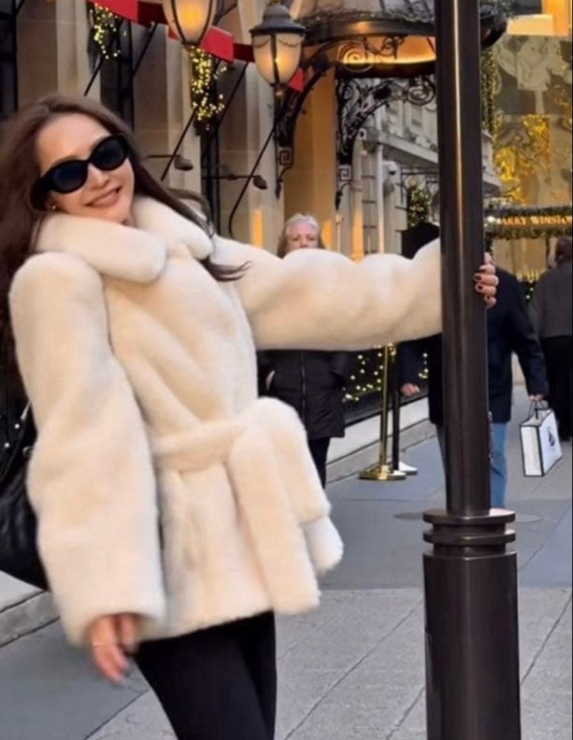 ZARA フェイクファーベルトコート ZWコレクション