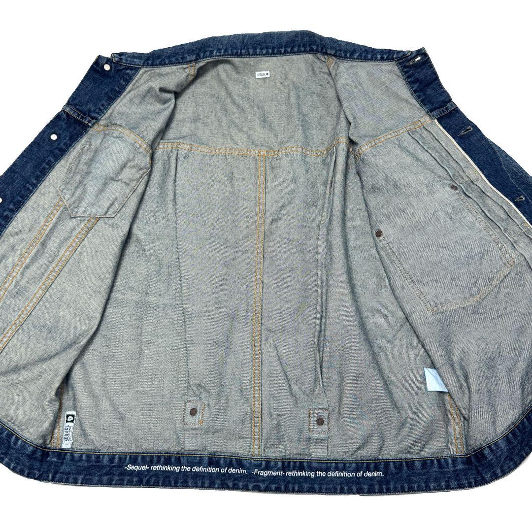 新品未使用 FRAGMENT x SEQUEL DENIM JACKET XL