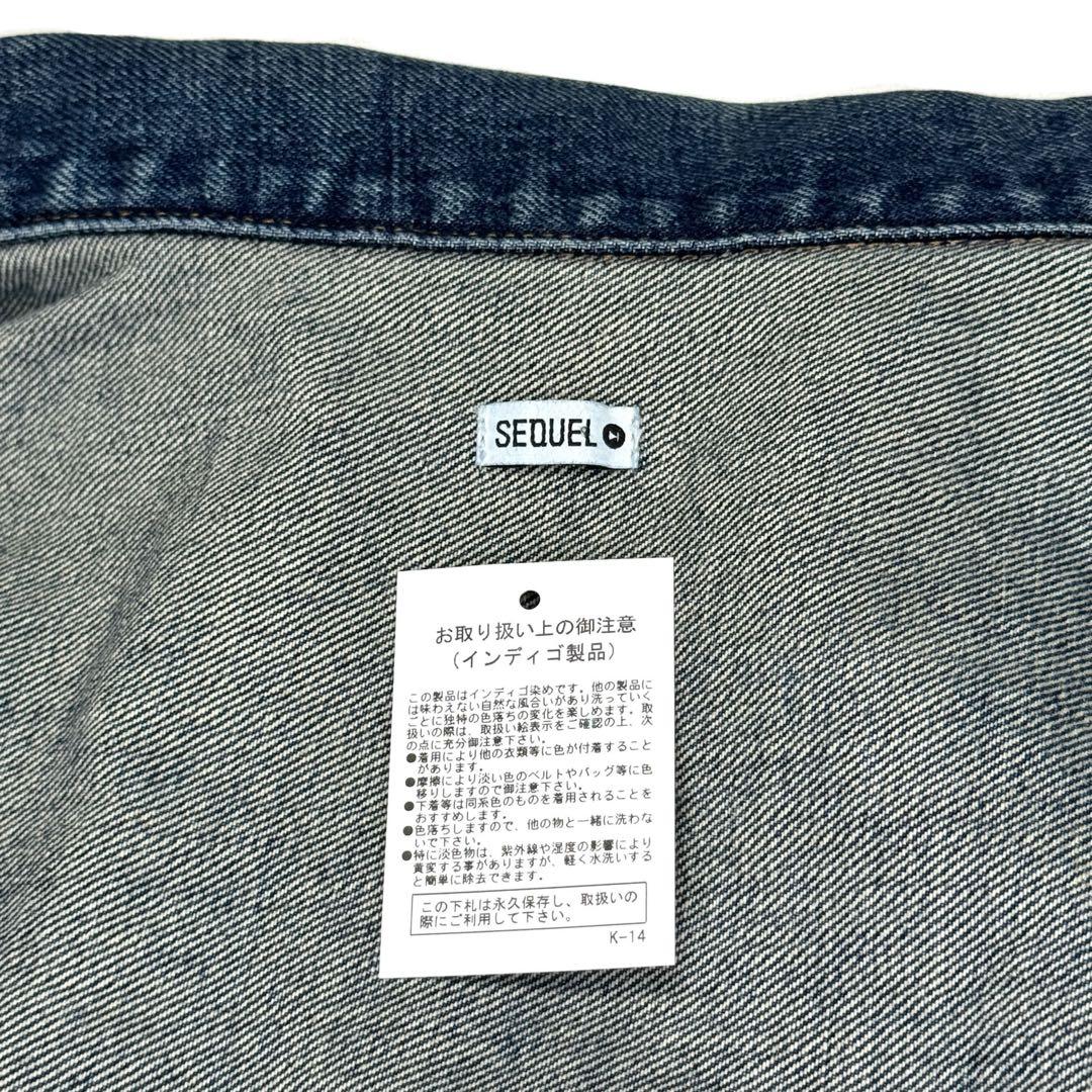 新品未使用 FRAGMENT x SEQUEL DENIM JACKET XL