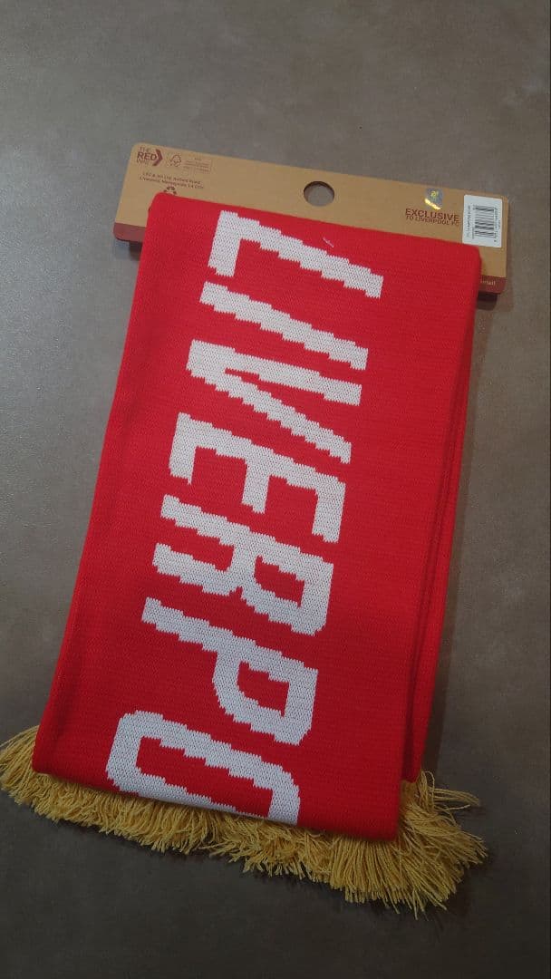 【公式・限定品】リバプール 2025年優勝記念スカーフ（マフラー）