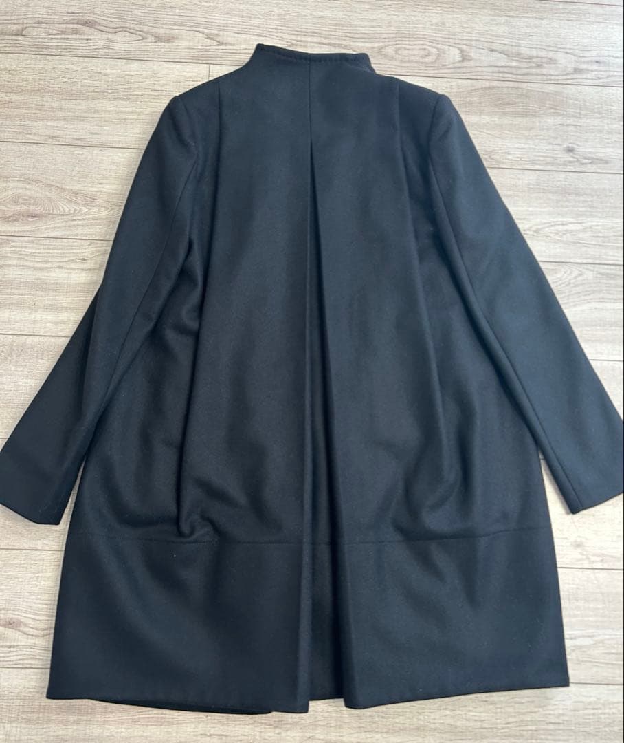 訳あり ヴィヴィアンウエストウッド カシミヤ混コート オーブボタン 黒 40