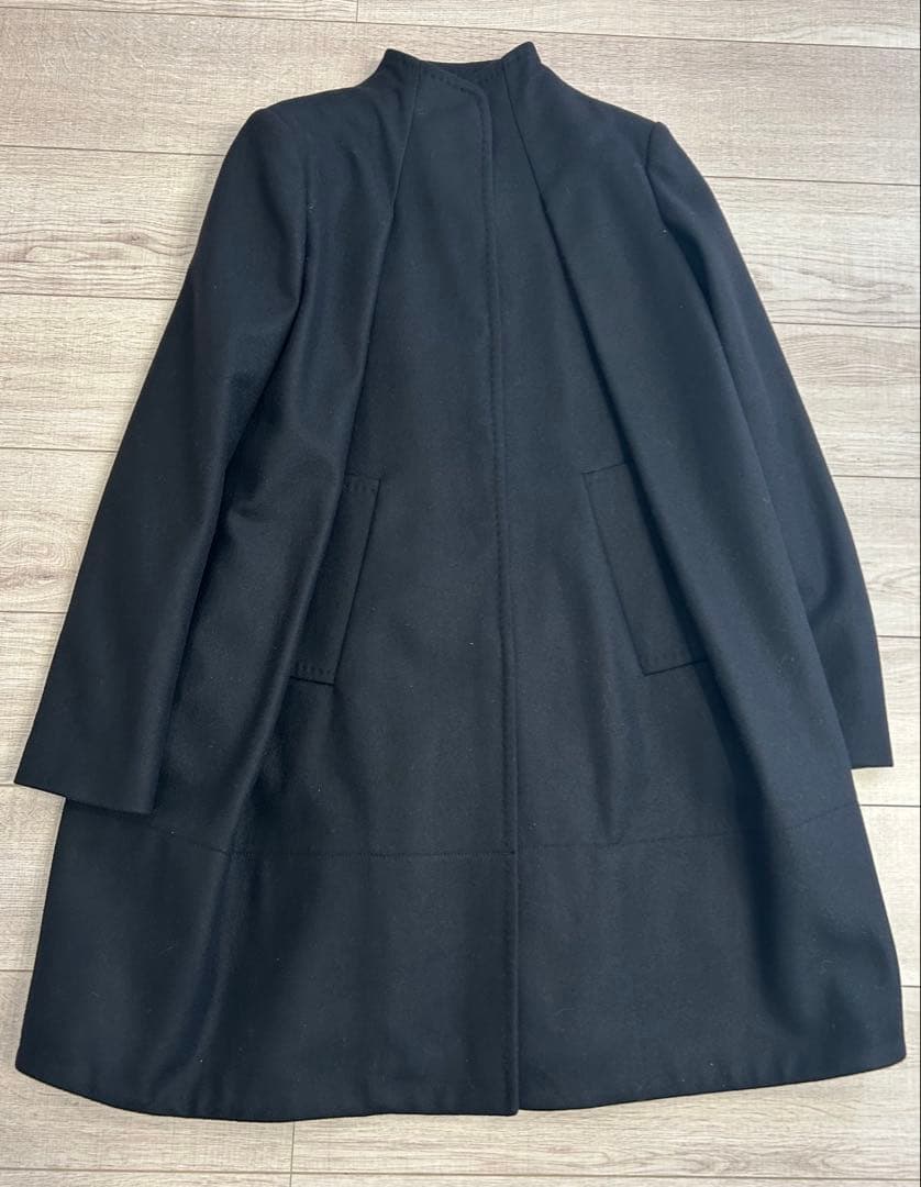 訳あり ヴィヴィアンウエストウッド カシミヤ混コート オーブボタン 黒 40