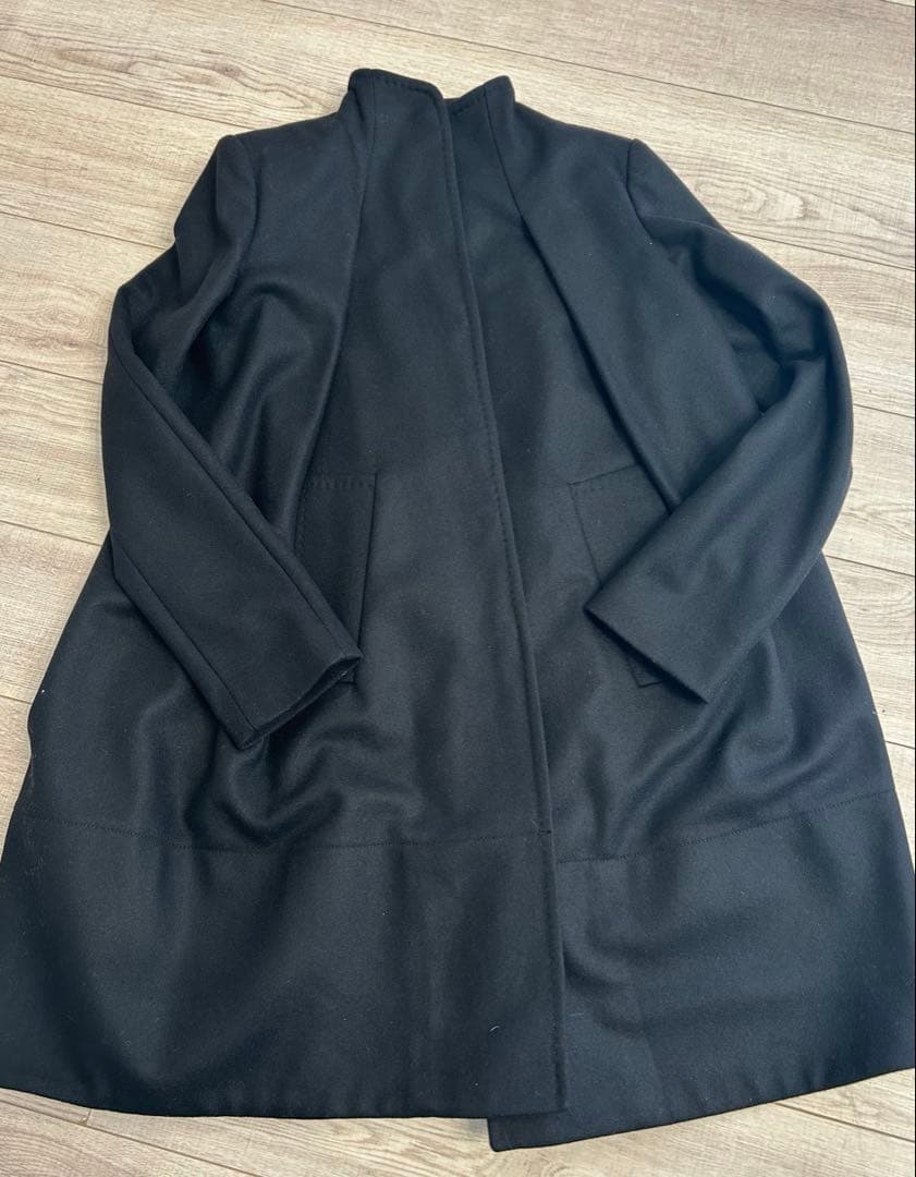 訳あり ヴィヴィアンウエストウッド カシミヤ混コート オーブボタン 黒 40