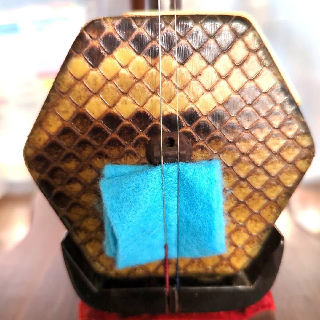 胡涵柔製作 明清老紅木 未使用 回紋頭二胡6