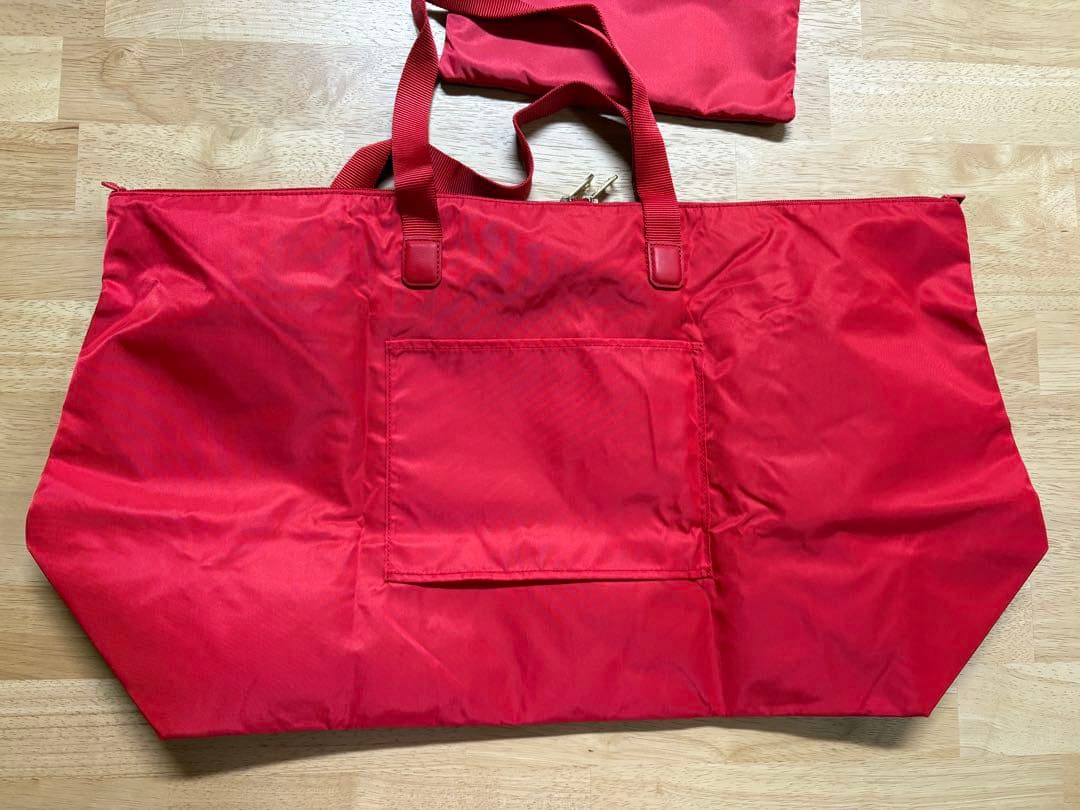 TUMI トゥミ ボヤジュール ジャスト・イン・ケース トートバッグ レッド