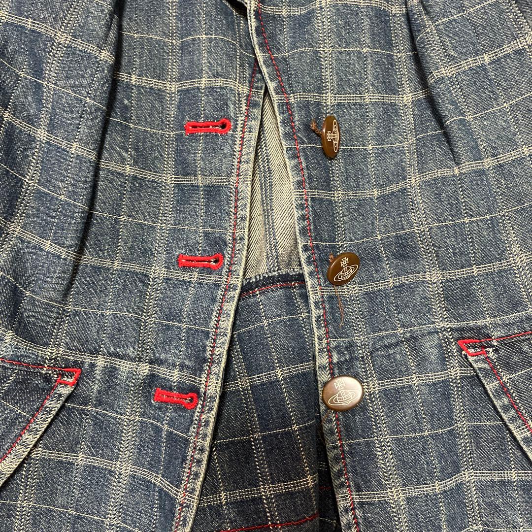超希少 レッドVivienne Westwood ラブジャケット