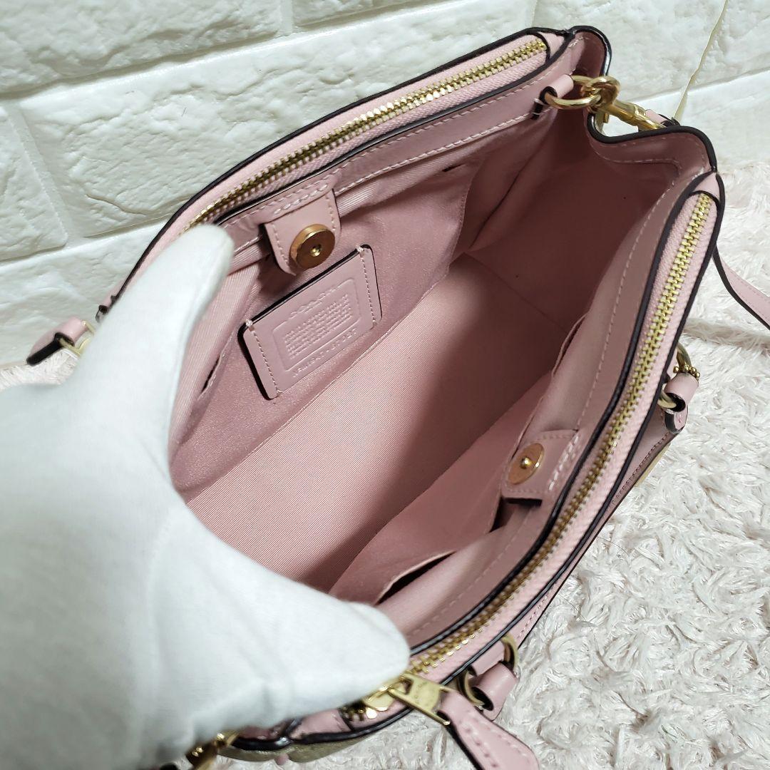 COACH コーチ シグネチャー 2way ショルダーハンドバッグ 美品