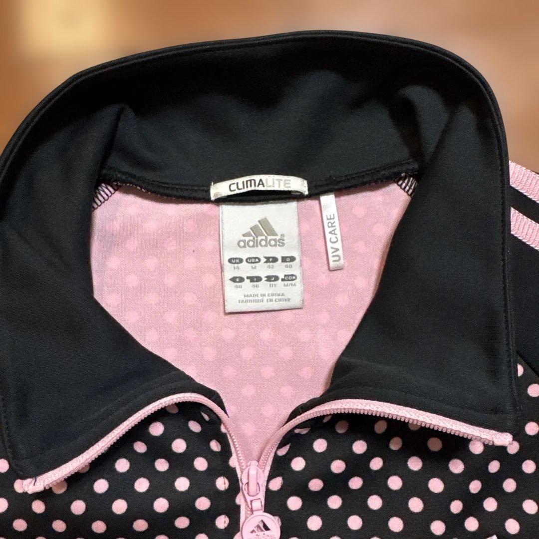 裕*様 adidas ドット ジャージ ピンク