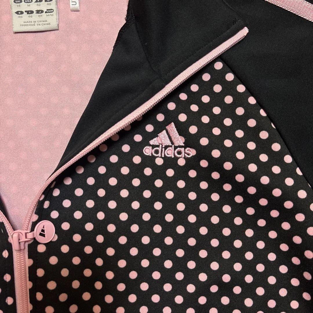 裕*様 adidas ドット ジャージ ピンク