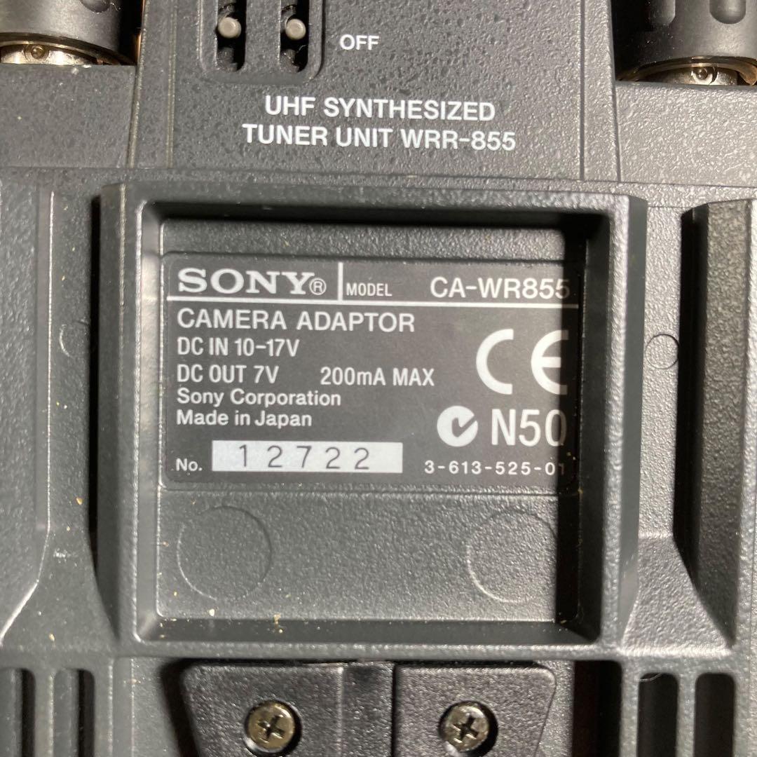SONY WRR-855+CA-WR855ワイヤレスマイク+ワイヤレスアダプター