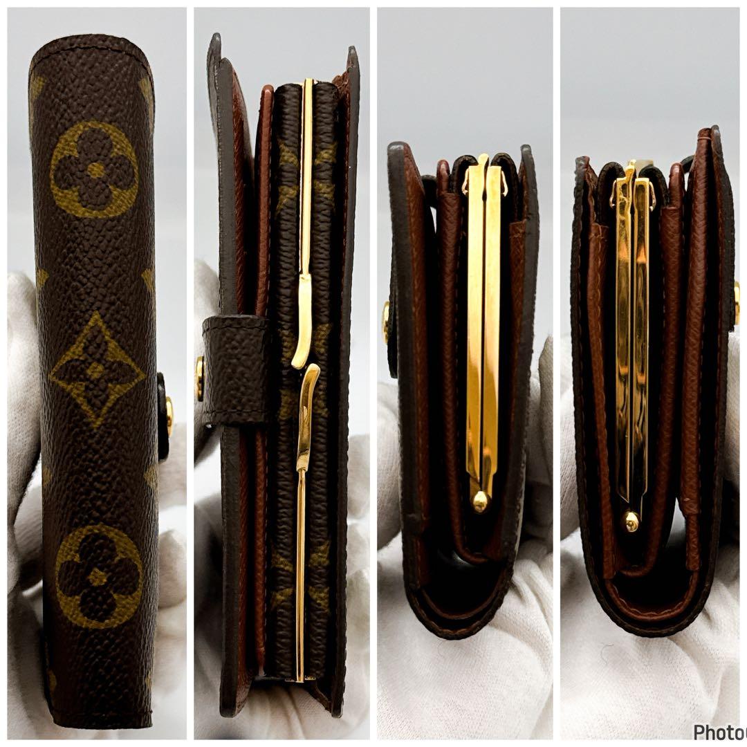 未使用❤️ルイヴィトン✨モノグラム✨ヴィエノワ✨がま口　二つ折り　財布　56