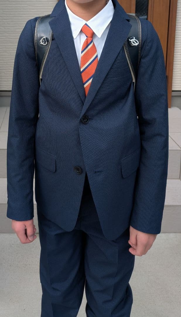 コムサイズム✨️　マイクロチェックスーツ✨️極美品✨️卒服セレモニー　最終価格