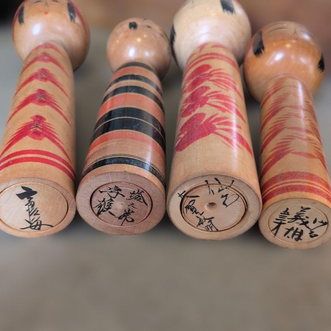 伝統的なこけし人形セット　約29体