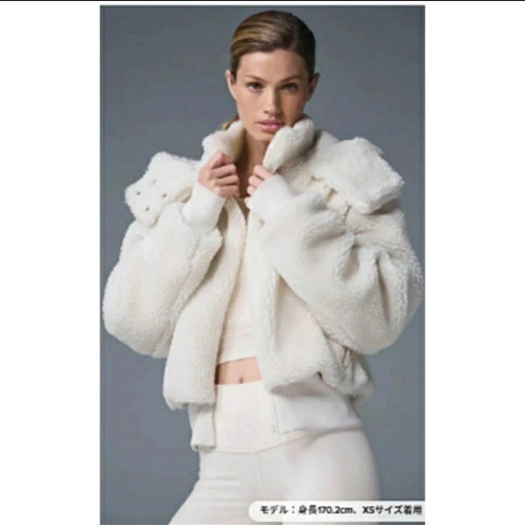 新品Alo yoga Foxy Sherpa Jacket XXS ファー