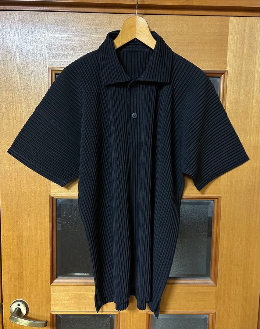 HOMME PLISSE ISSEY MIYAKE プリーツポロシャツ