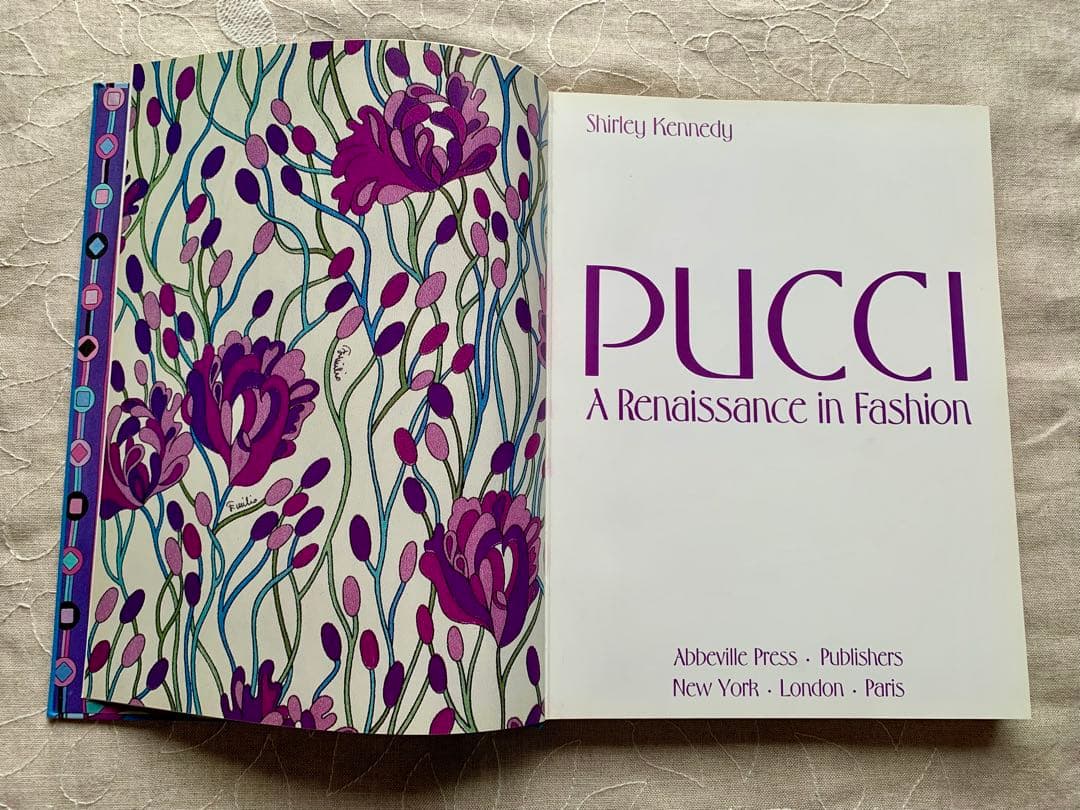 エミリオ・プッチ ファッションブック 1991年 ファッション写真ドローイング