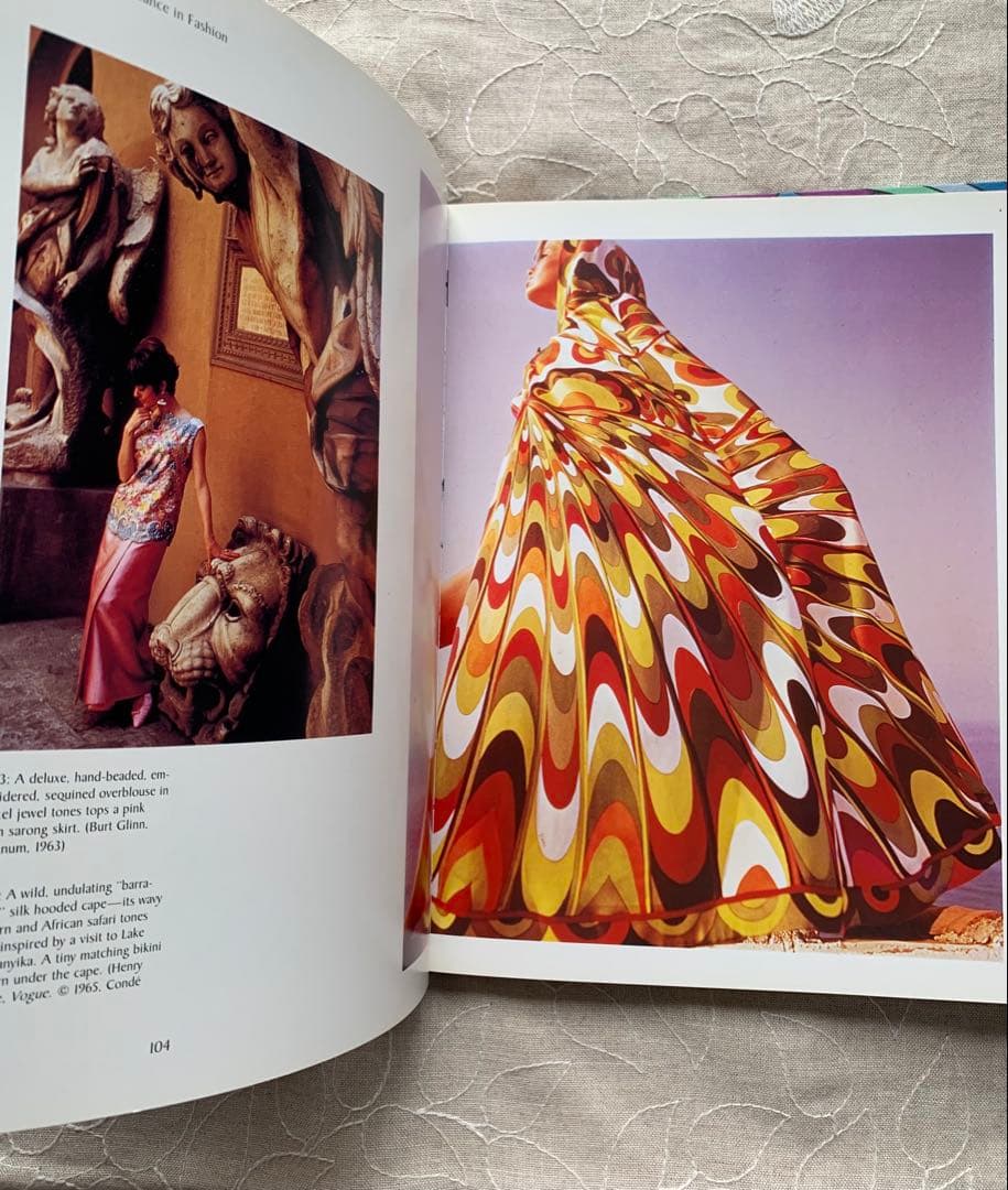 エミリオ・プッチ ファッションブック 1991年 ファッション写真ドローイング