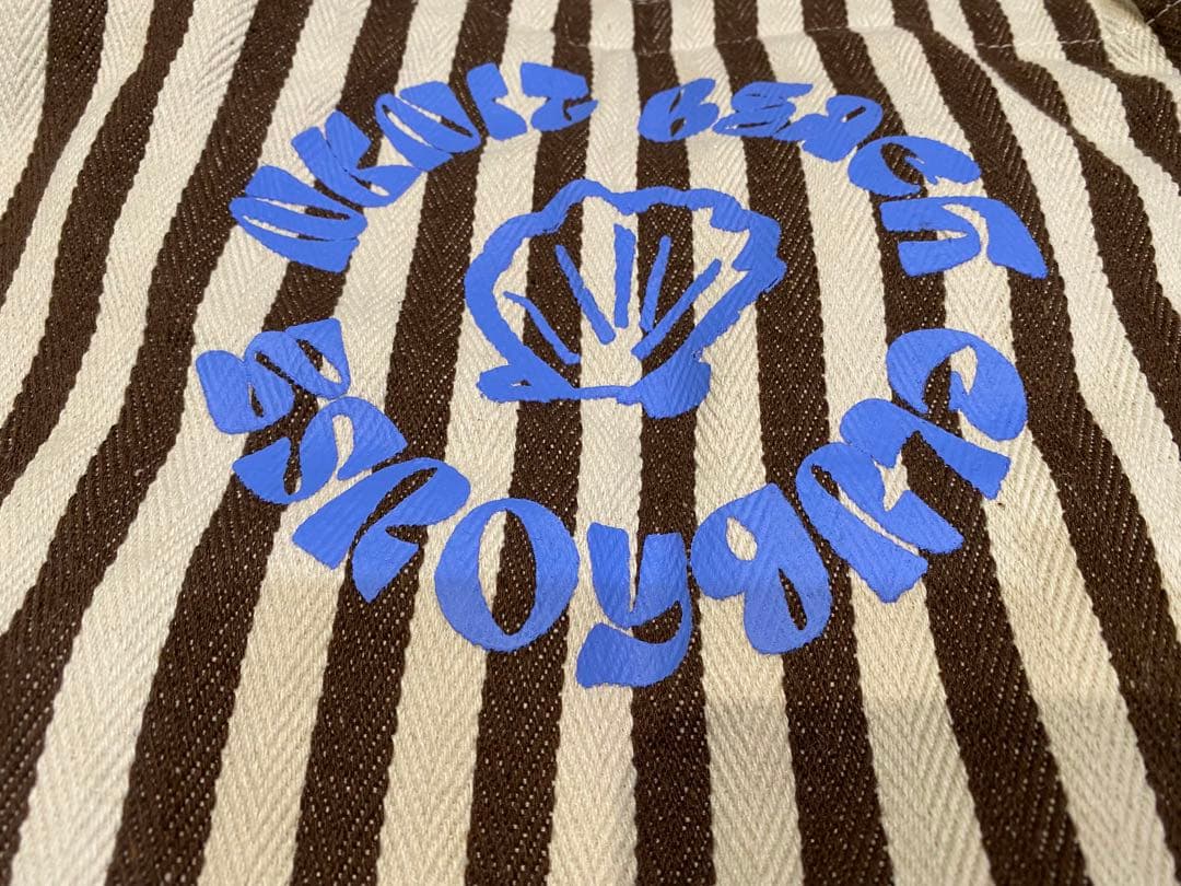 NKNIT logo embroidery T-shirt ノベルティバッグ