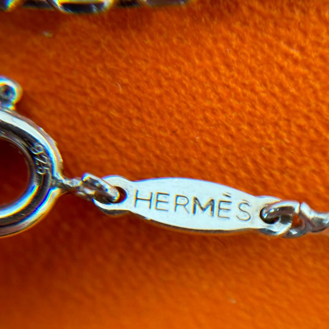 【希少 極美品】HERMES チェーン ネックレス 50cm ヴィンテージ