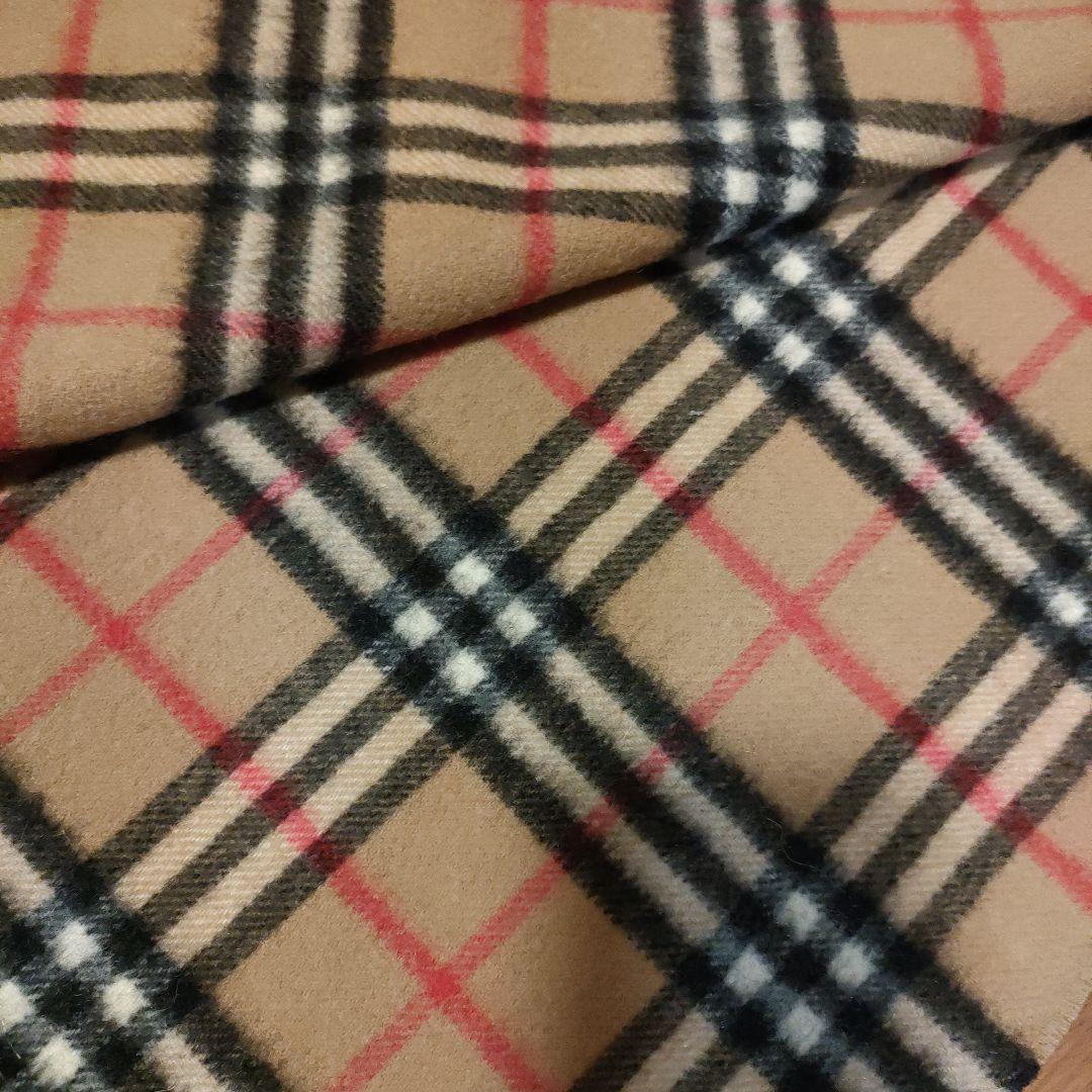 63 超美品　BURBERRY　バーバリー　マフラー　カシミヤ混