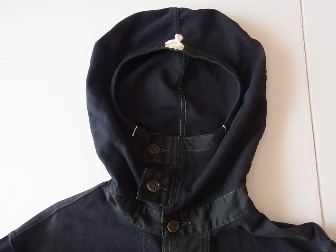 Post Overalls NAVY パーカ／英国製モールスキン使用O’Alls