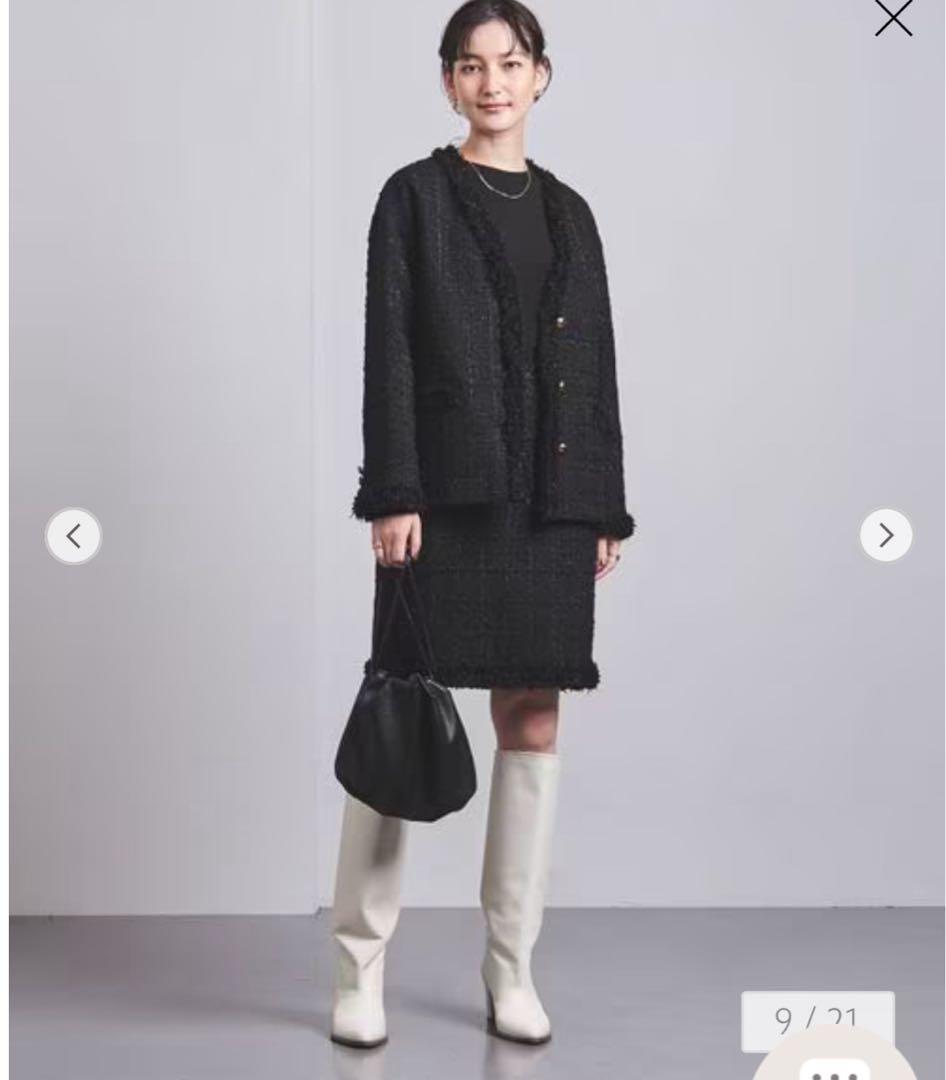 お値下 美品 ユナイテッドアローズ ツイード ジャケットUNITEDARROWS