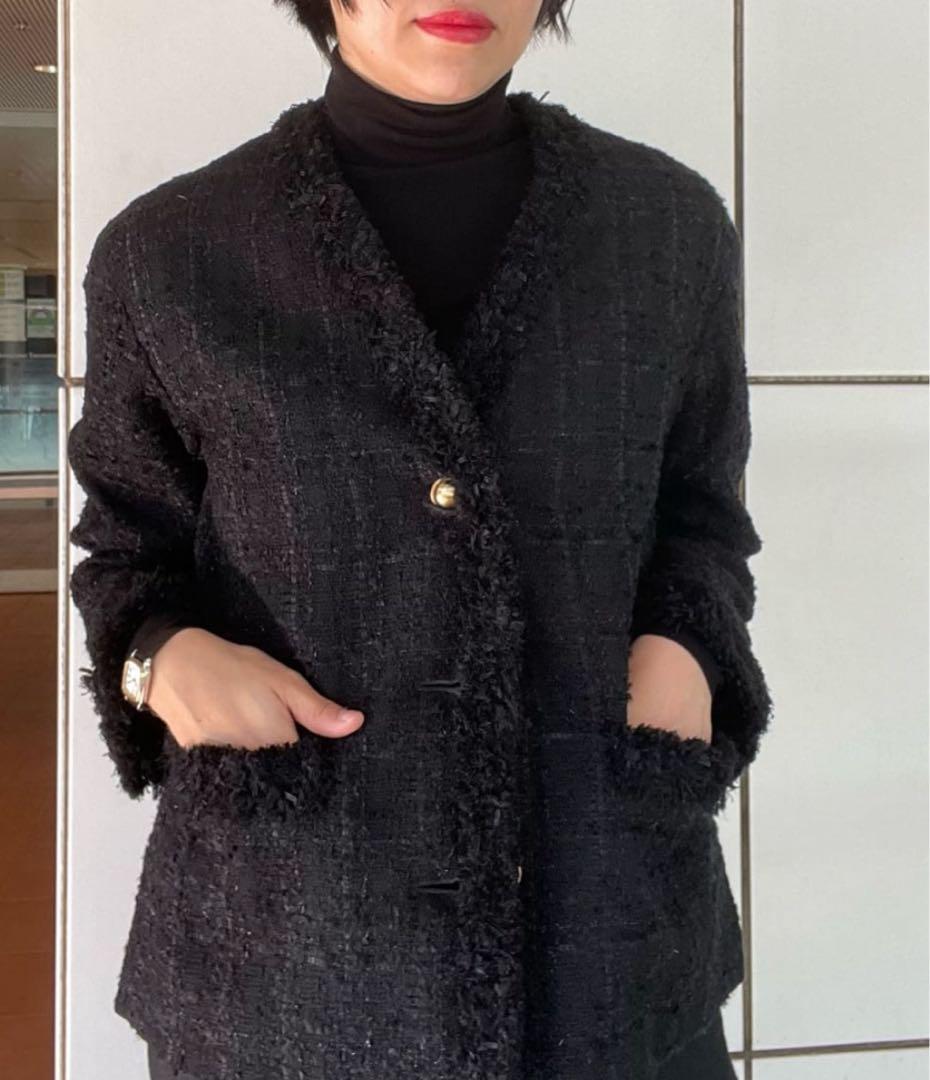 お値下 美品 ユナイテッドアローズ ツイード ジャケットUNITEDARROWS