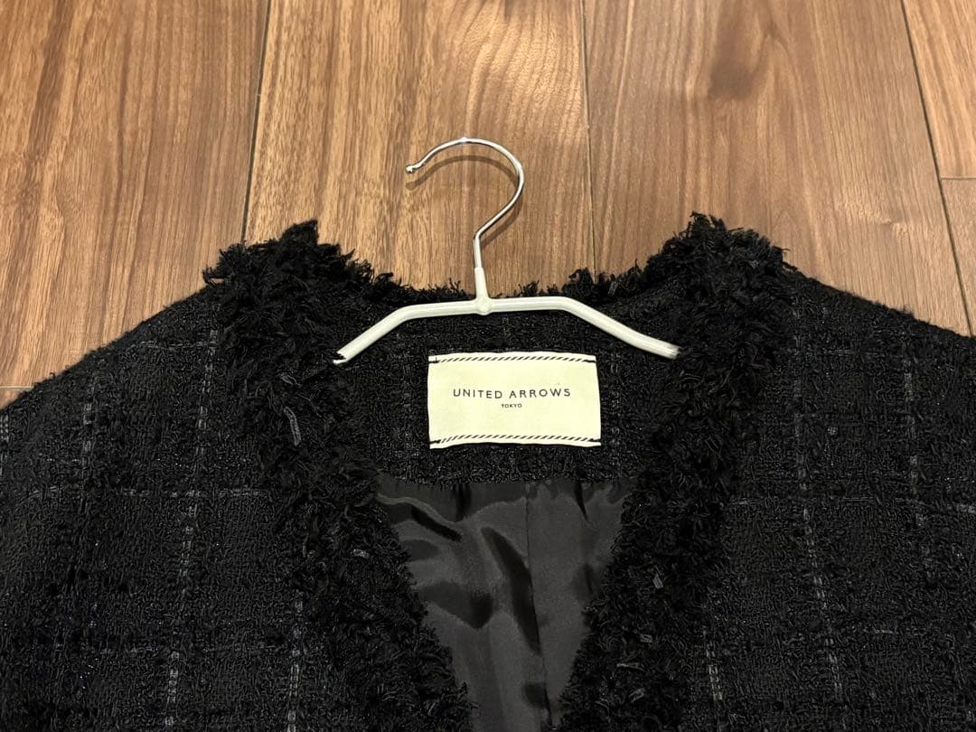 お値下 美品 ユナイテッドアローズ ツイード ジャケットUNITEDARROWS