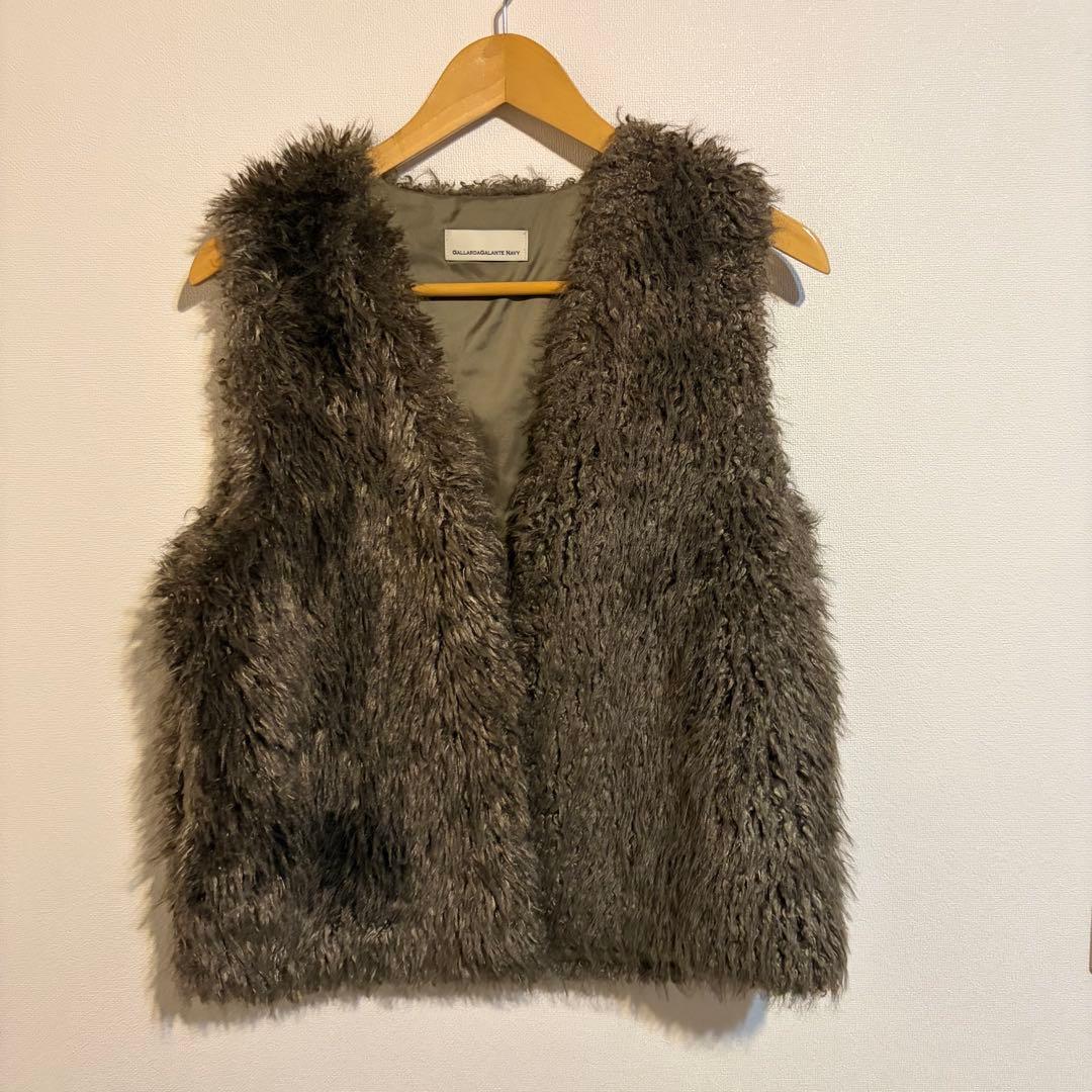 GALLARDAGALANTE フェイクカシミヤベスト