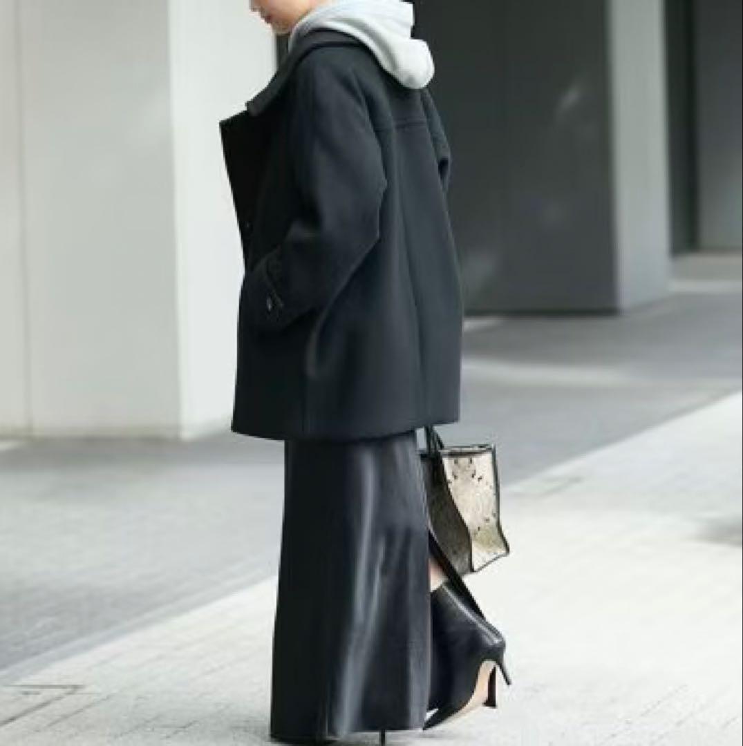 【2024AW】L'ESSAGE スーパー140スタンドショートコート