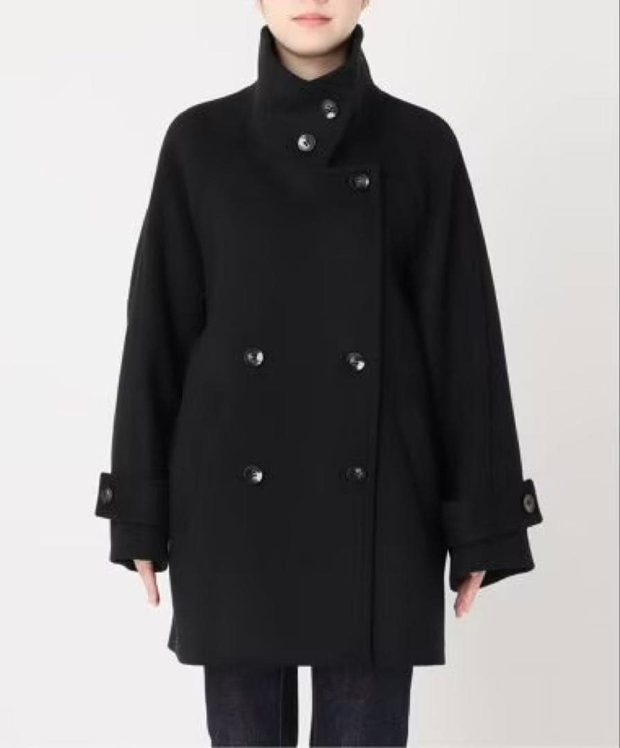 【2024AW】L'ESSAGE スーパー140スタンドショートコート